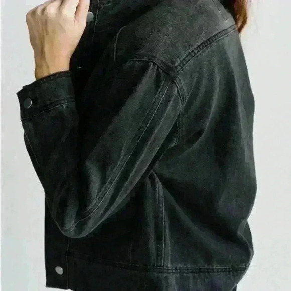 Zyia Black Crossroads Denim jacket - Size XL Item #2649 - Picture 6 of 7
